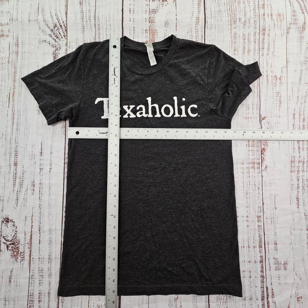 Texaholic Addicted to All Things Texas Gray Short Sleeve T-Shirt Adult S - Picture 6 of 8